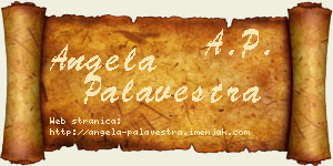 Angela Palavestra vizit kartica